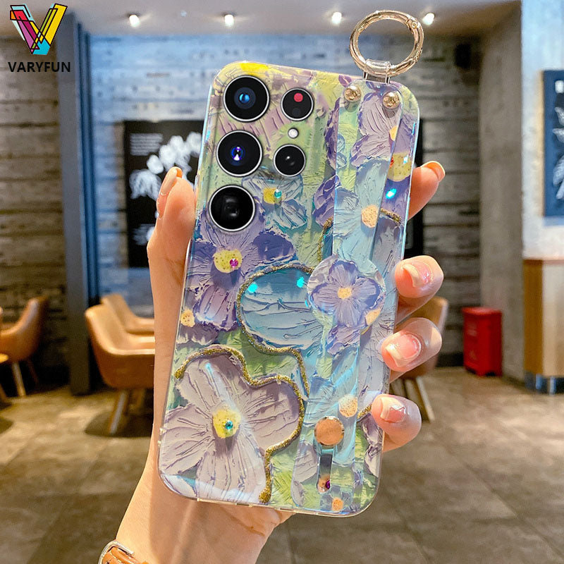 Oil Painting Flower Samsung Phone Case For Galaxy A Series - {{ shop_name}} varyfun