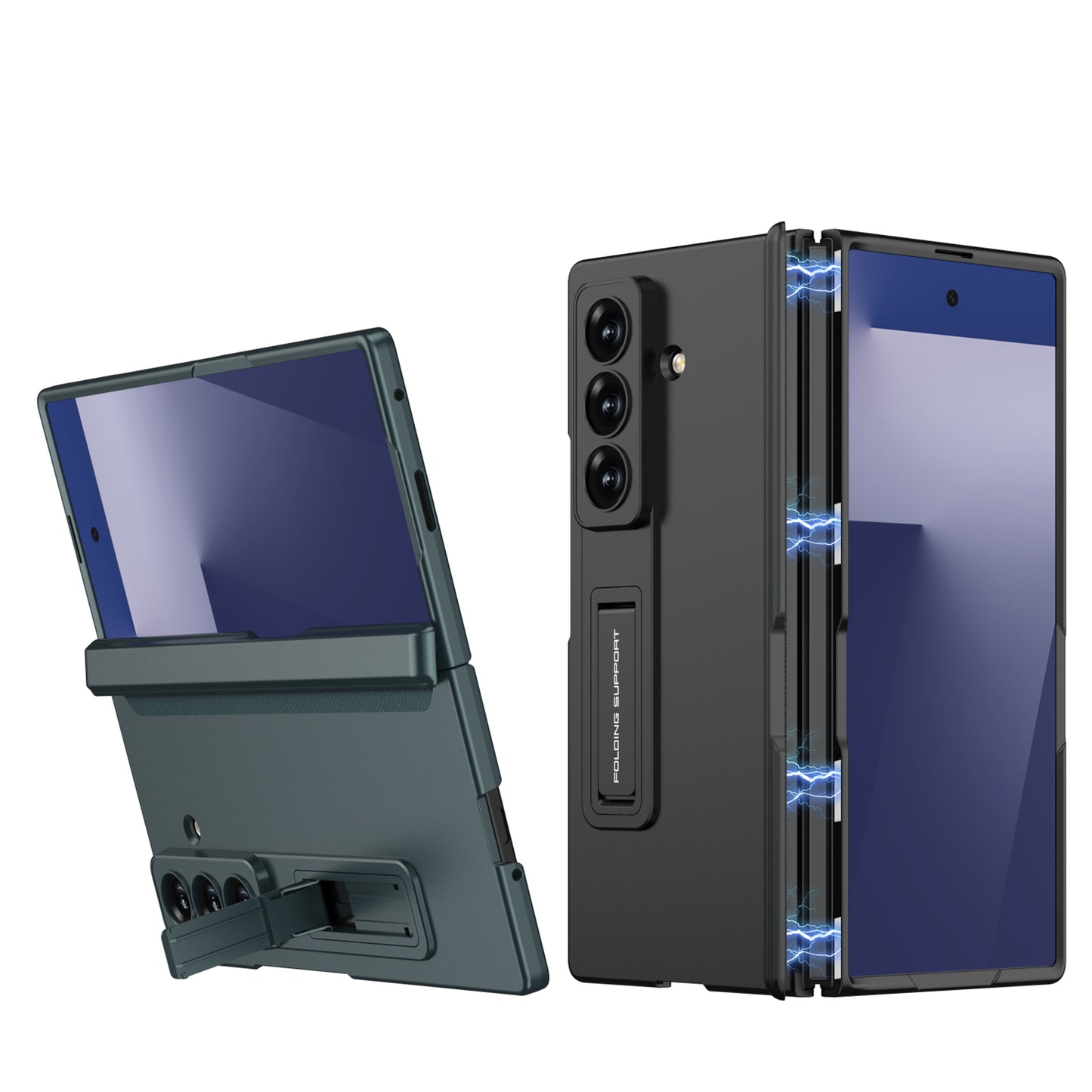 Magnetic Hinge Hidden Bracket All-included Phone Case For Galaxy Z Fold 7/6/5/4/3