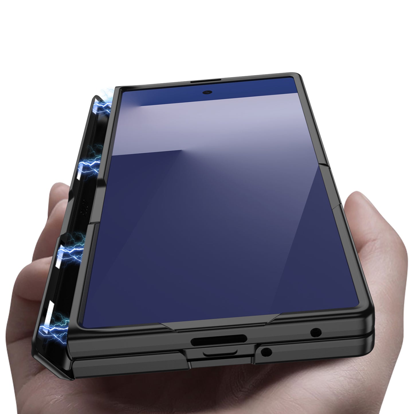 Magnetic Hinge Hidden Bracket All-included Phone Case For Galaxy Z Fold 7/6/5/4/3