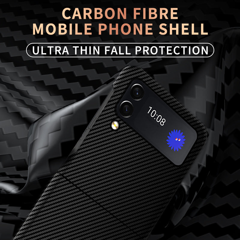 Samsung Galaxy Z Flip3 Flip4 Flip5 | Carbon Fiber Phone Case