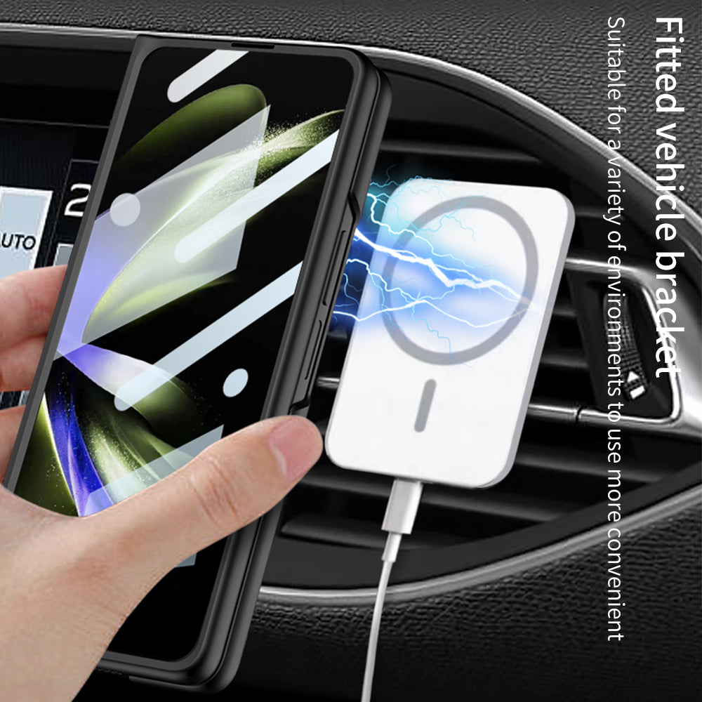 All-inclusive MagSafe Phone Case With Back Screen Protector For Samsung Galaxy Z Fold 5/4/3 5G