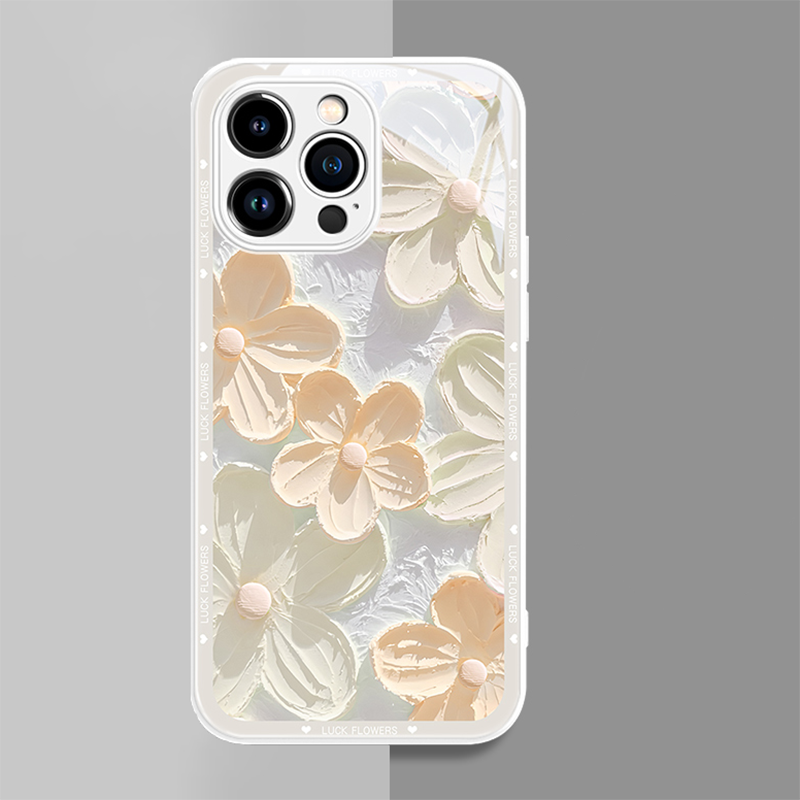 Fresh Oil Painting Flowers iPhone Case - {{ shop_name}} varyfun