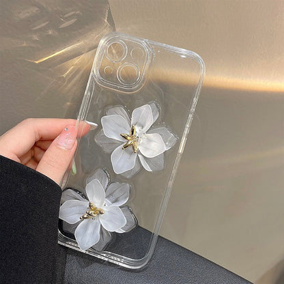 High-end Stereoscopic Flowers iPhone Case - {{ shop_name}} varyfun