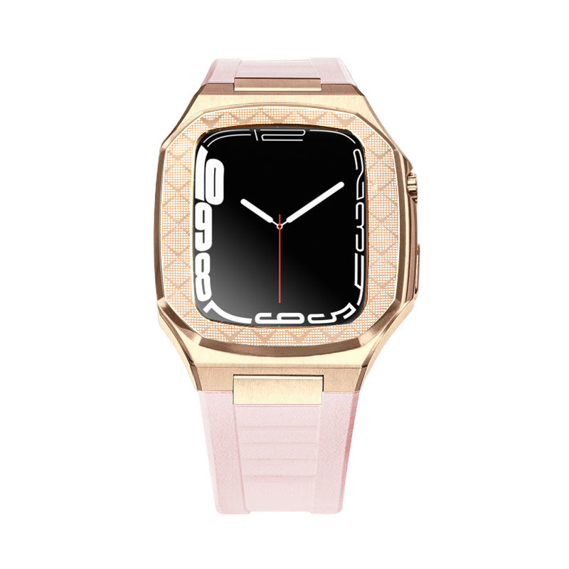 Luxury Metal Case Strap For Apple Watch Series - {{ shop_name}} varyfun