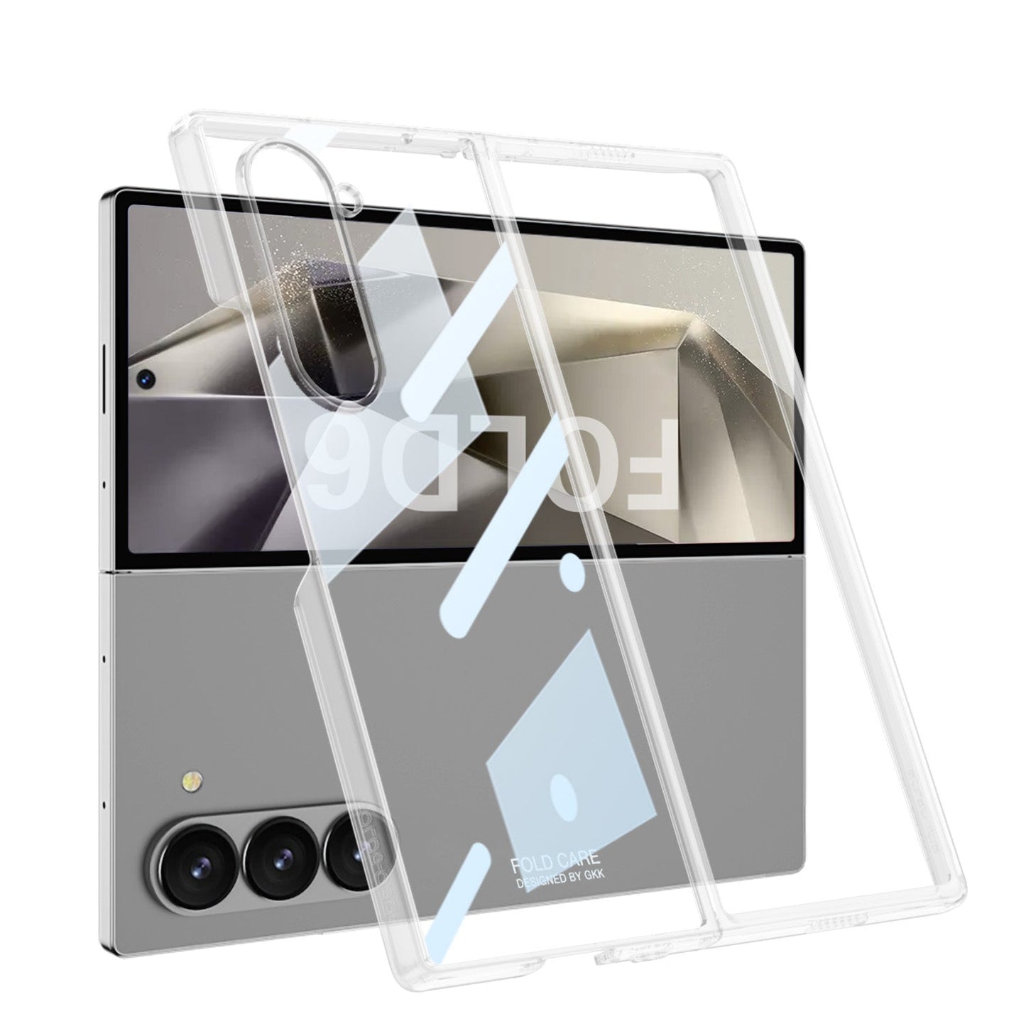 Transparent Electroplating Shockproof Phone Case For Galaxy Z Fold 6
