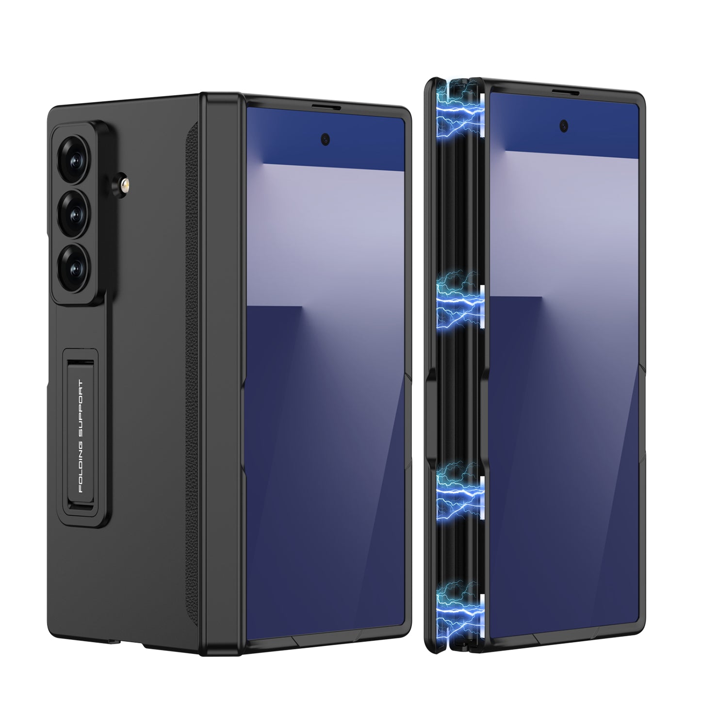 Magnetic Hinge Hidden Bracket All-included Phone Case For Galaxy Z Fold 7/6/5/4/3