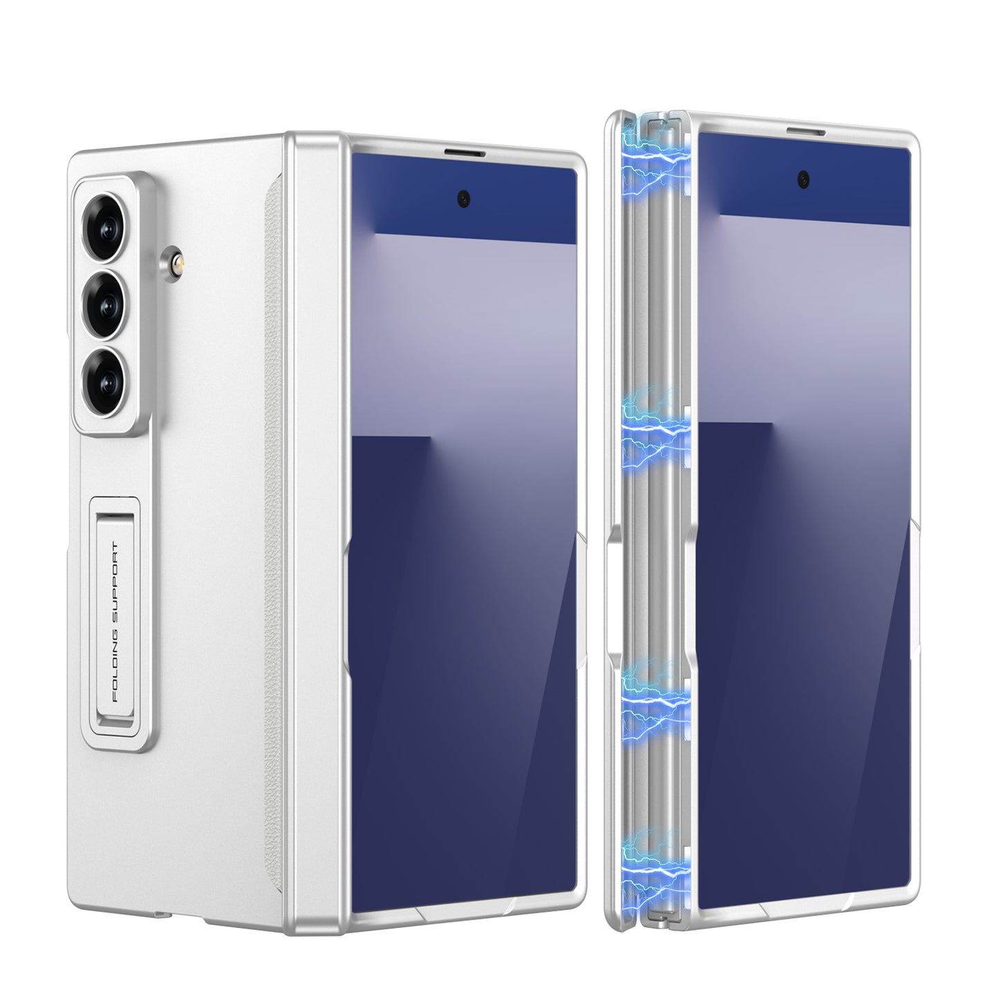 Magnetic Hinge Hidden Bracket All-included Phone Case For Galaxy Z Fold 7/6/5/4/3