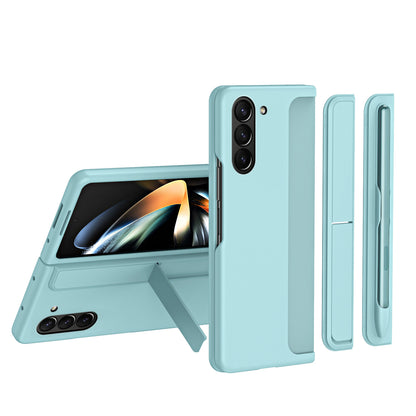 Anti-fall Protective Phone Case With Pen Tray Shell and Bracket For Samsung Galaxy Z Fold5 Fold4 Fold3