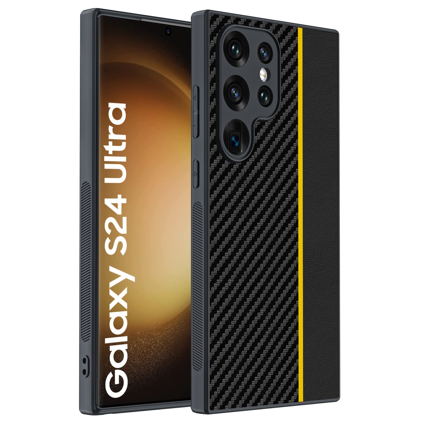 Luxury Leather Protective Phone Case For Samsung Galaxy S24 Ultra Plus