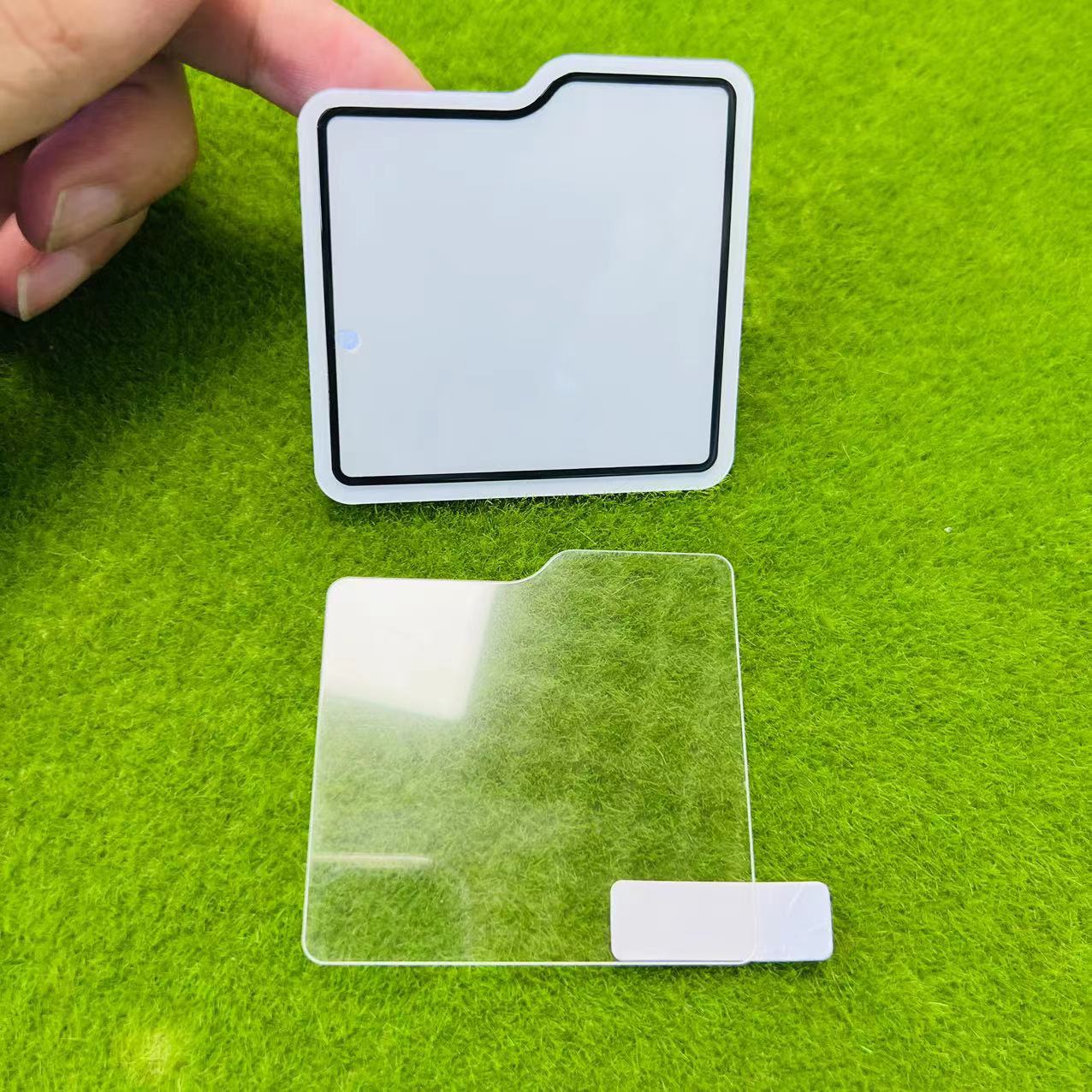 Luxury Leopard Pattern Stripe Glitter Gold Square Case For Samsung Galaxy Z Flip5 Flip4 Flip3