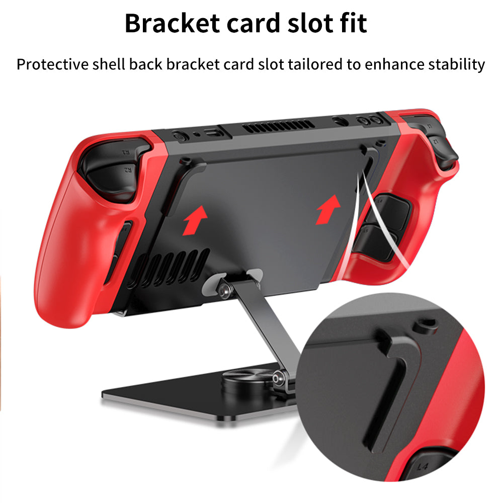 Steam Deck | Anti-fall Protective Cover With Carbon Steel Folding Bracket - {{ shop_name}} varyfun