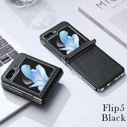 All Inclusive Premium Leather Phone Case For Samsung Galaxy Z Flip5 Flip4