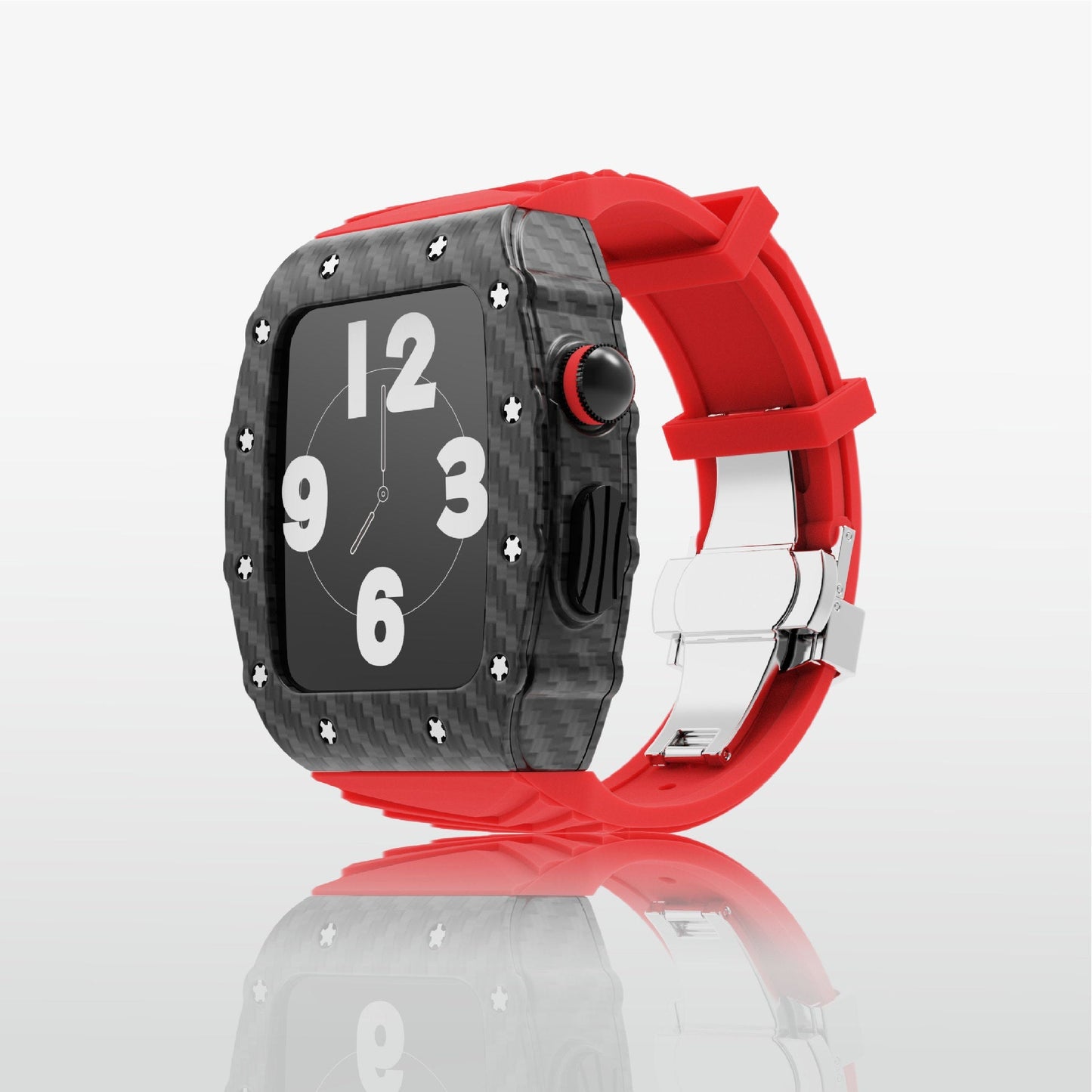 Luxury Metal Case Strap For Apple Watch Series 44/45 mm - mycasety2023 Mycasety