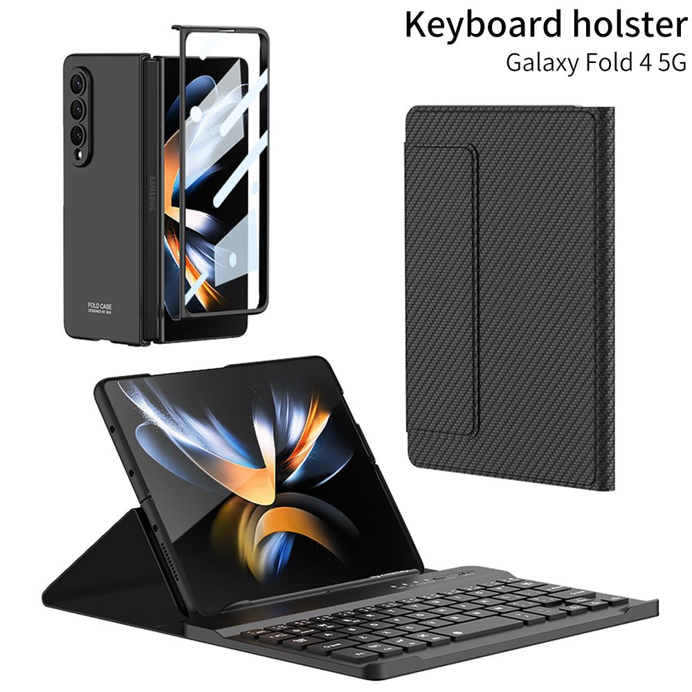 Bluetooth 3.0 Keyboard Magnetic All-inclusive Leather Cover For Samsung Galaxy Z Fold3 Fold4 5G Come With keyboard+Holster Bracket+Phone Case+Capacitive Pen - {{ shop_name}} EasyOutdoor