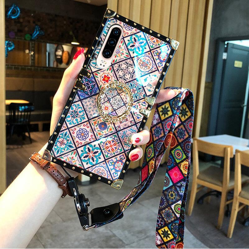 High Quality Bohemian Lanyard Ring Phone Case For Huawei and Xiaomi - {{ shop_name}} varyfun