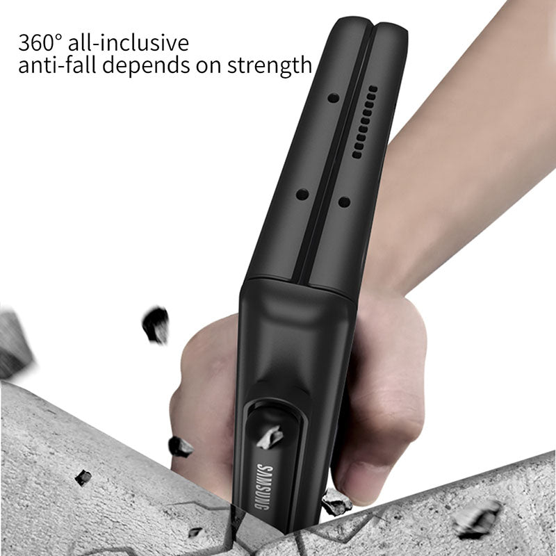 Magnetic Frame Plastic Stand Tempered Glass Screen All-included Case With Pen Slot For Samsung Galaxy Z Fold 3 5G - {{ shop_name}} Varyfun