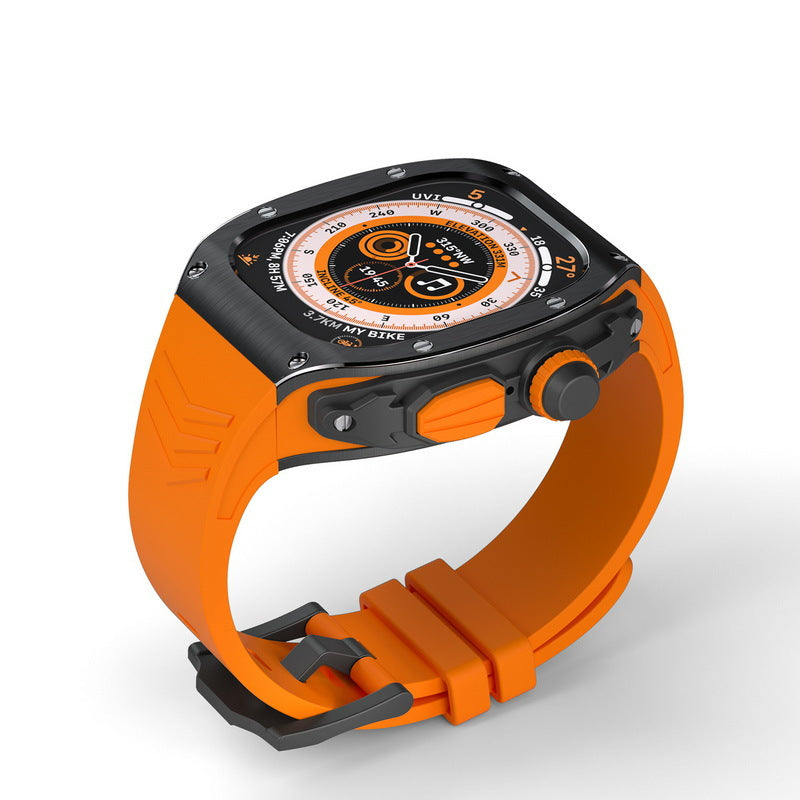 Luxury Metal Case Strap For Apple Watch Series - {{ shop_name}} varyfun