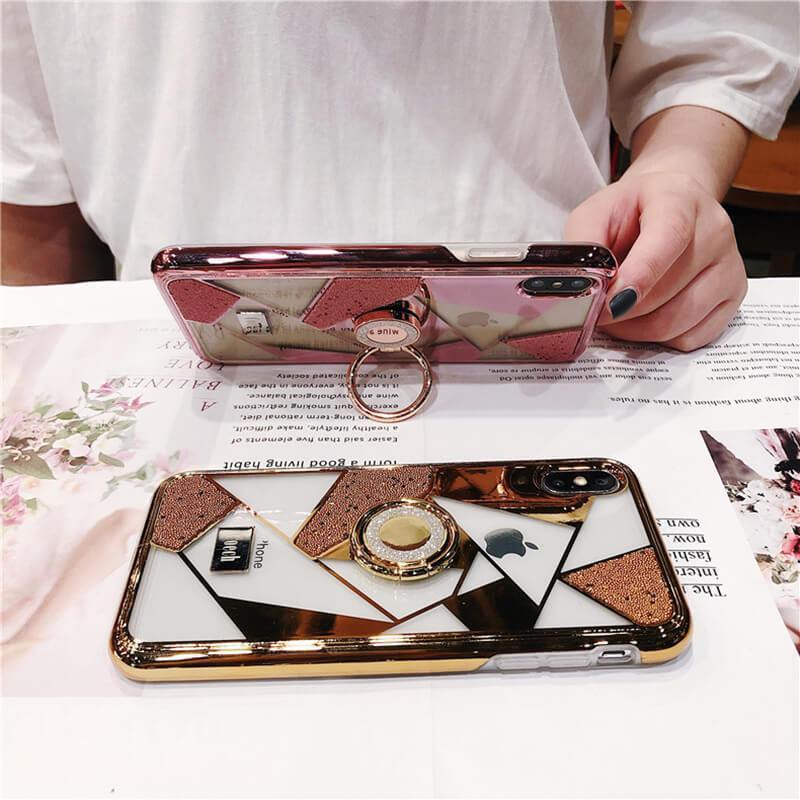 2020 Luxury Diamond Ring iPhone Case - {{ shop_name}} varyfun