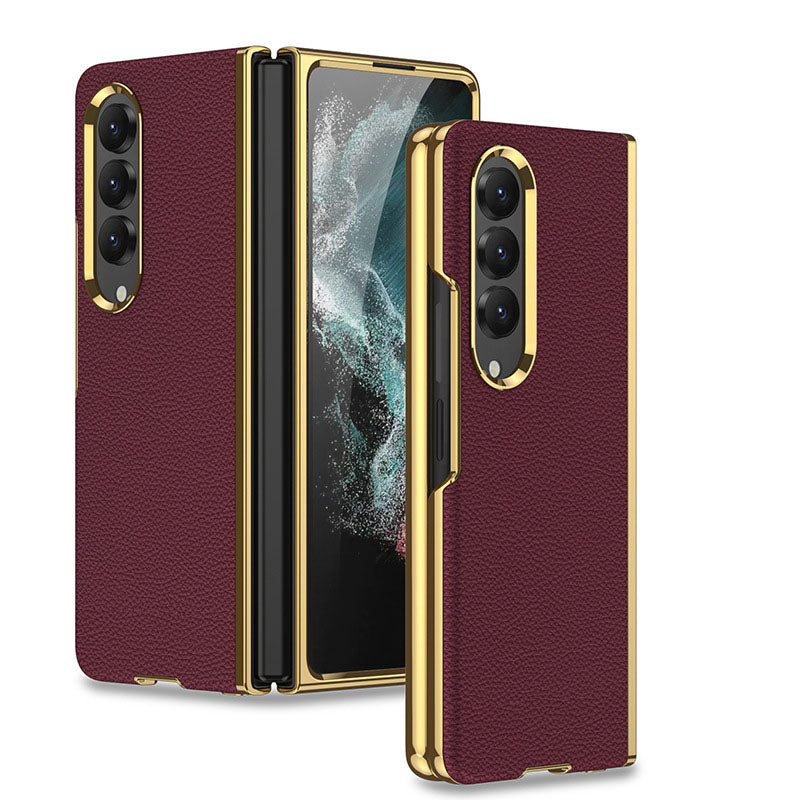 Samsung Galaxy Z Fold 4 5G Luxury Leather Ultra-thin All-inclusive Drop-resistant Protective Cover - {{ shop_name}} varyfun