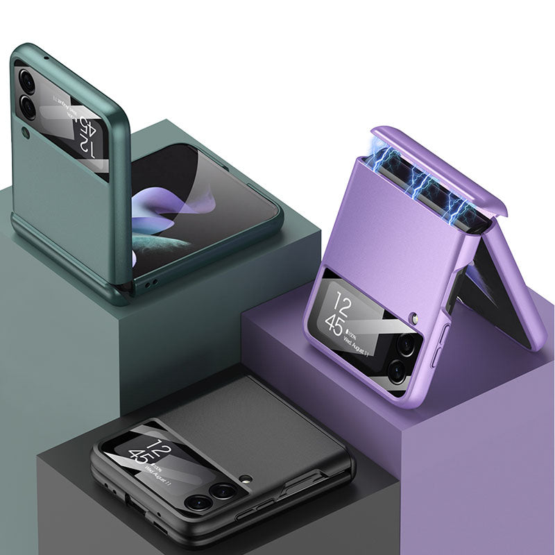 Magnetic All-included Shockproof Plastic Hard Cover For Samsung Galaxy Flip4 Flip3 5G - {{ shop_name}} varyfun