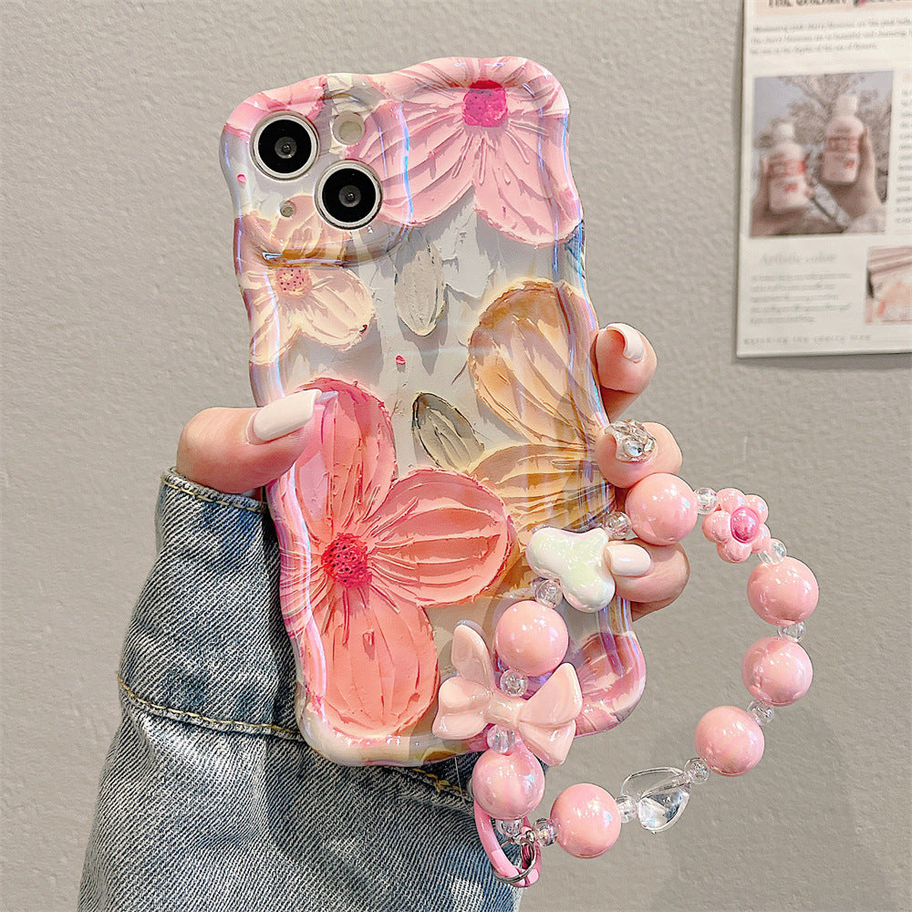 Oil Painting Flower iPhone Case - {{ shop_name}} varyfun