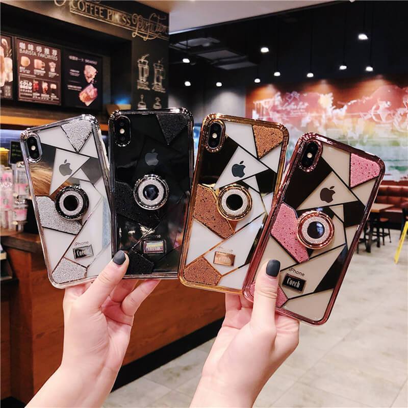 2020 Luxury Diamond Ring iPhone Case - {{ shop_name}} varyfun