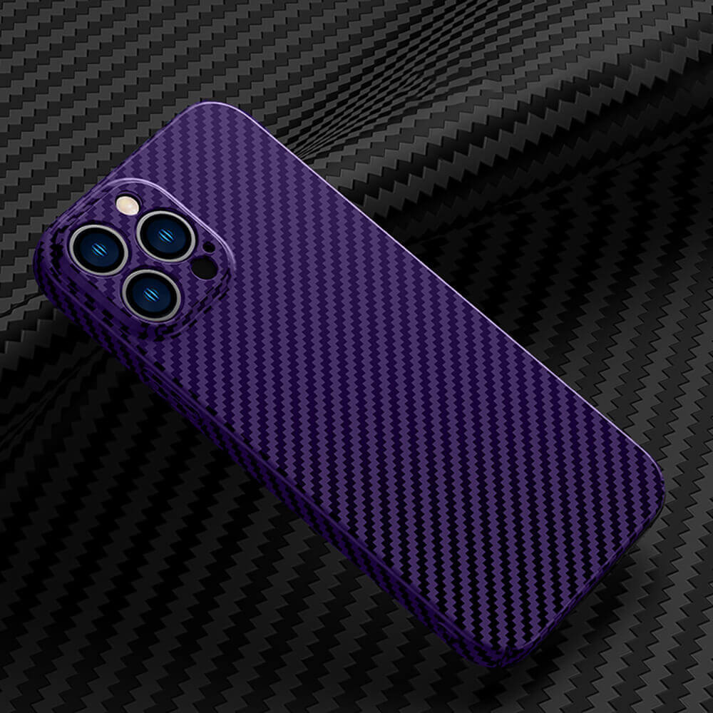 iPhone | Purple Carbon Fiber Phone Case - mycasety2023 Mycasety