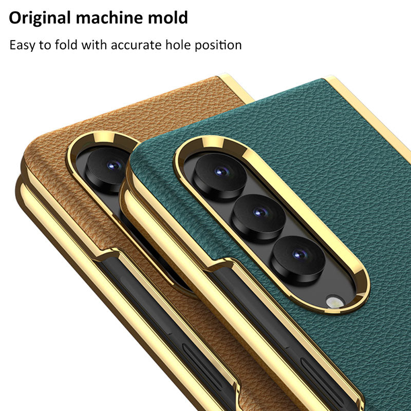 Samsung Galaxy Z Fold 4 5G Luxury Leather Ultra-thin All-inclusive Drop-resistant Protective Cover - {{ shop_name}} varyfun
