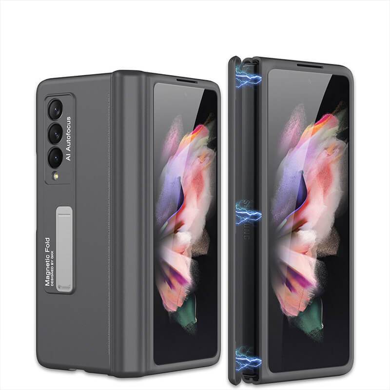 Magnetic Frame Plastic Stand All-included Case For Samsung Galaxy Z Fold 2 3 5G - {{ shop_name}} varyfun