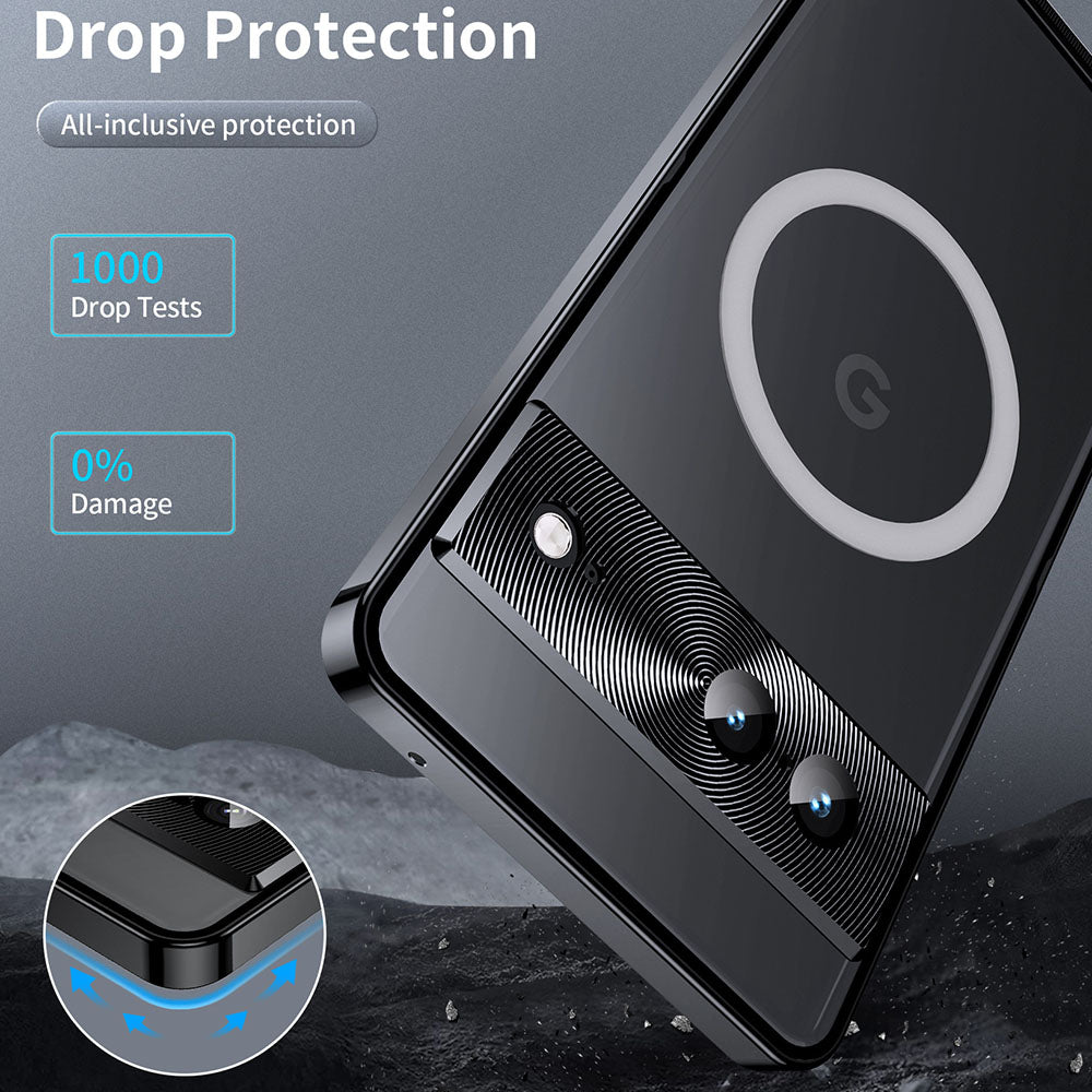Magnetic Magsafe Metal Phone Case for Google Pixel 7 - mycasety2023 Mycasety