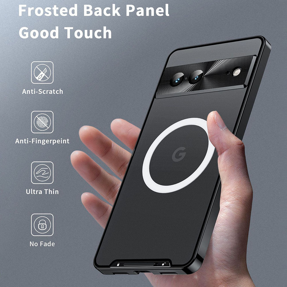 Magnetic Magsafe Metal Phone Case for Google Pixel 7 - mycasety2023 Mycasety