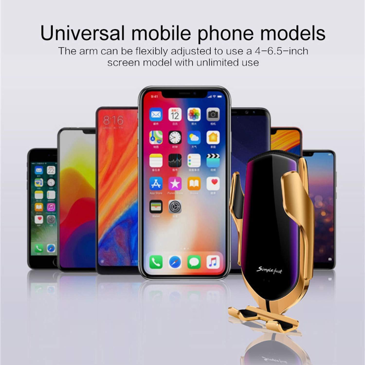 Wireless Automatic Sensor Car Phone Holder And Charger - Buy 2 Free Shipping - {{ shop_name}} Varyfun