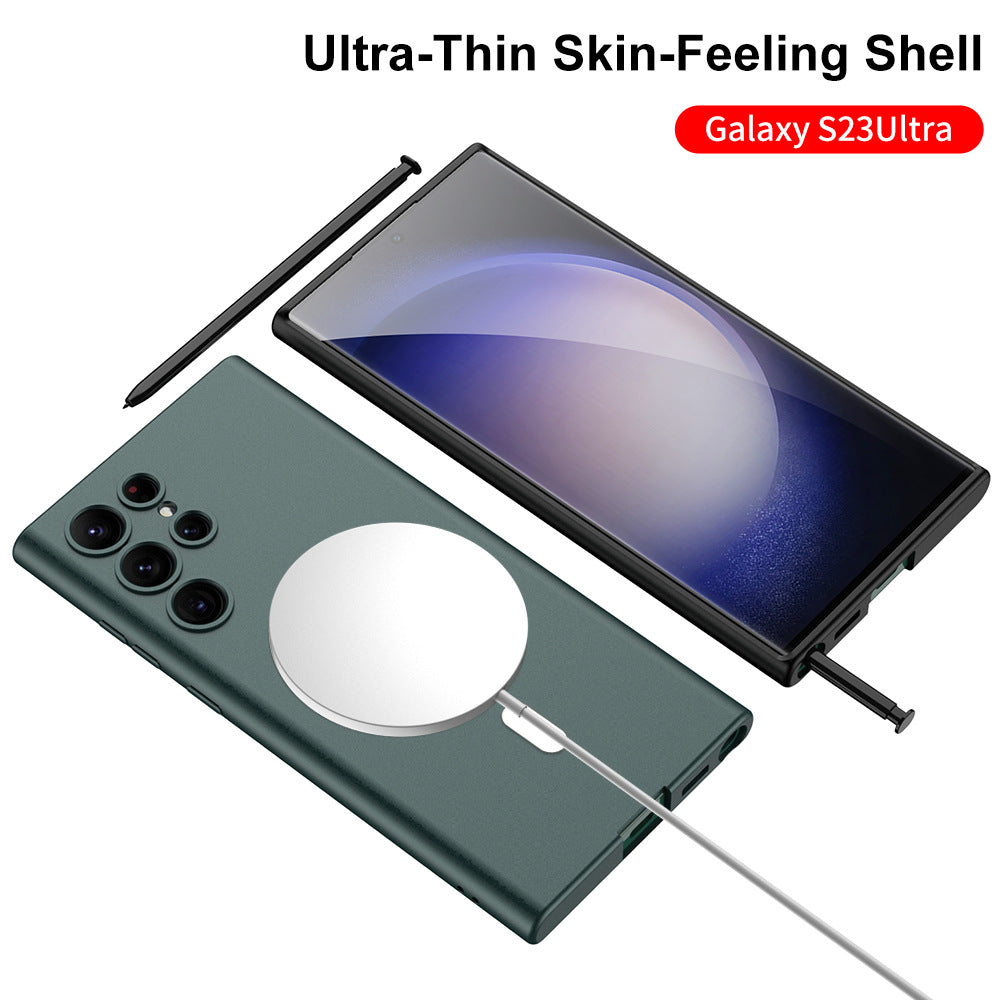 Magnetic MagSafe Charging Coil Phone Case For Samsung Galaxy S23 Ultra Plus - {{ shop_name}} varyfun