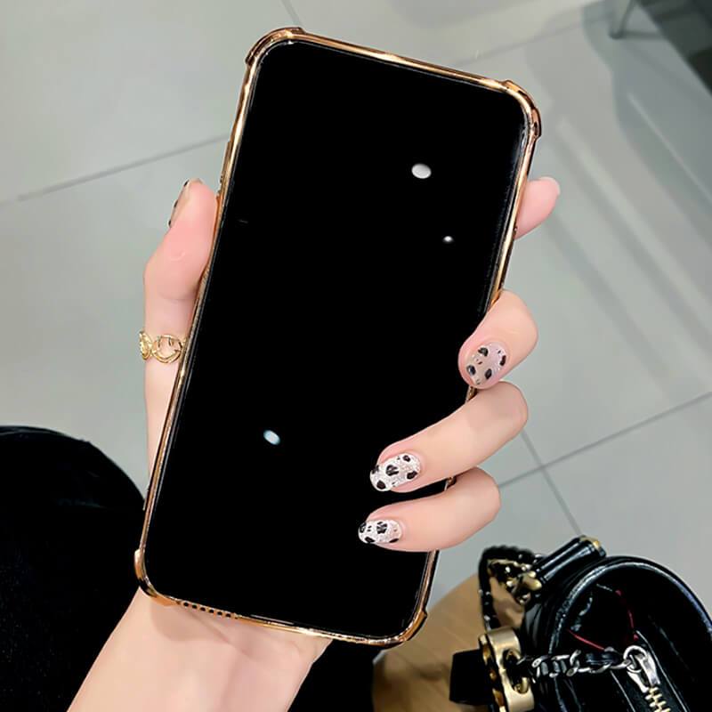 Luxury Electroplated Gold Plating Glitter Case with Ring Holder For iPhone 12Pro MAX 11 Pro XS MAX XR 7 8 Plus - {{ shop_name}} varyfun