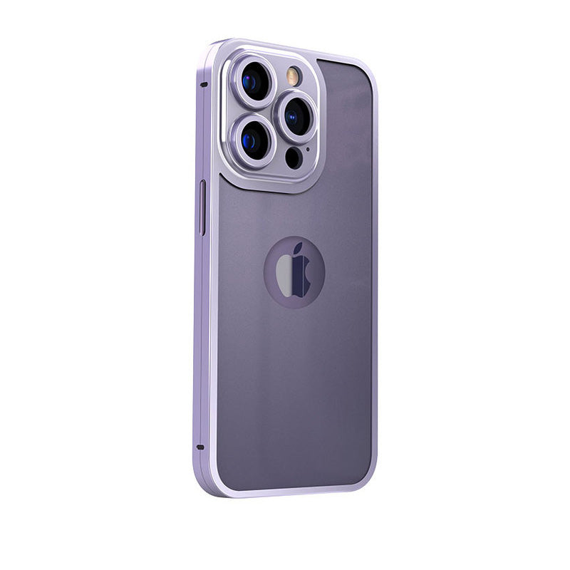 Metal Frame Double-sided All-inclusive Tempered Film Integrally Shell Membrane Protective Case For iPhone - {{ shop_name}} varyfun