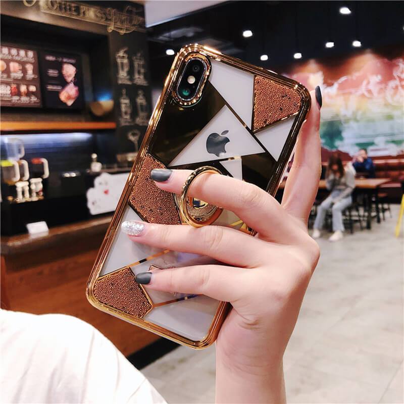 2020 Luxury Diamond Ring iPhone Case - {{ shop_name}} varyfun