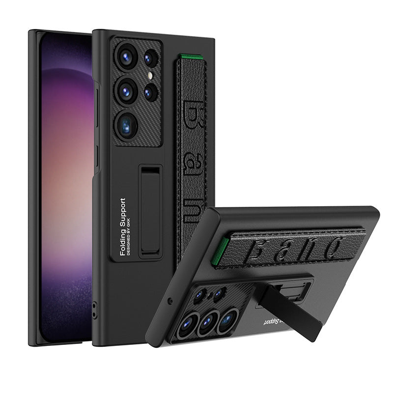 Magnetic Bracket Luxury Wristband Holder Phone Case For Samsung Galaxy S23 S22 Ultra Plus - mycasety2023 Mycasety