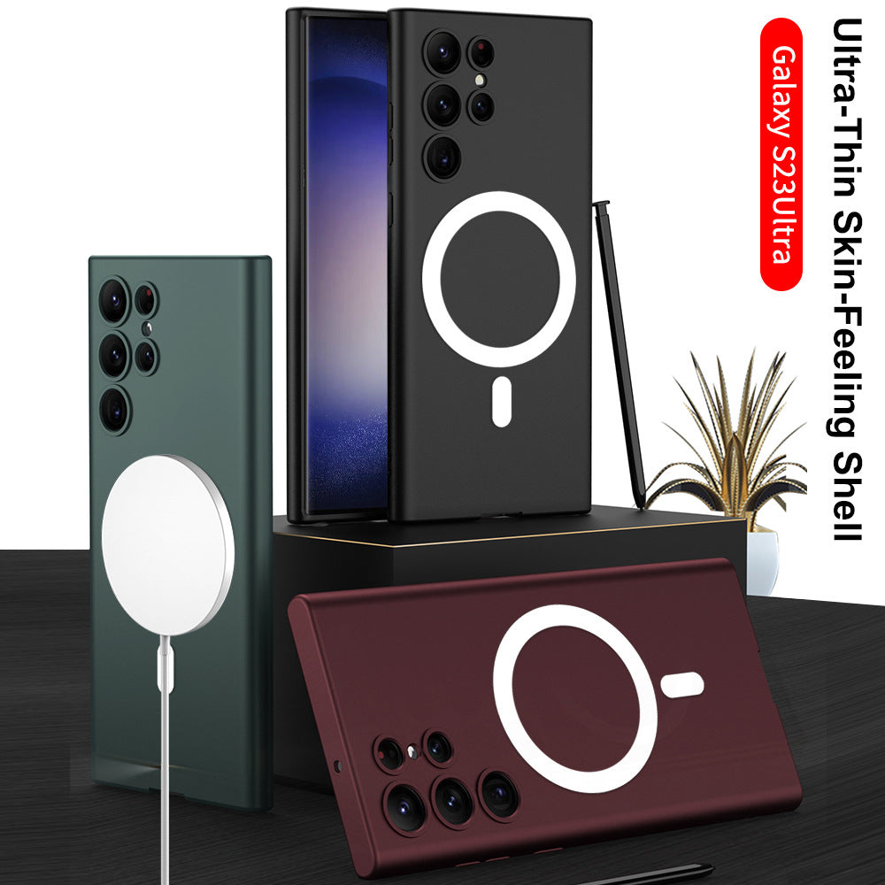 Magnetic MagSafe Charging Coil Phone Case For Samsung Galaxy S23 Ultra Plus - {{ shop_name}} varyfun