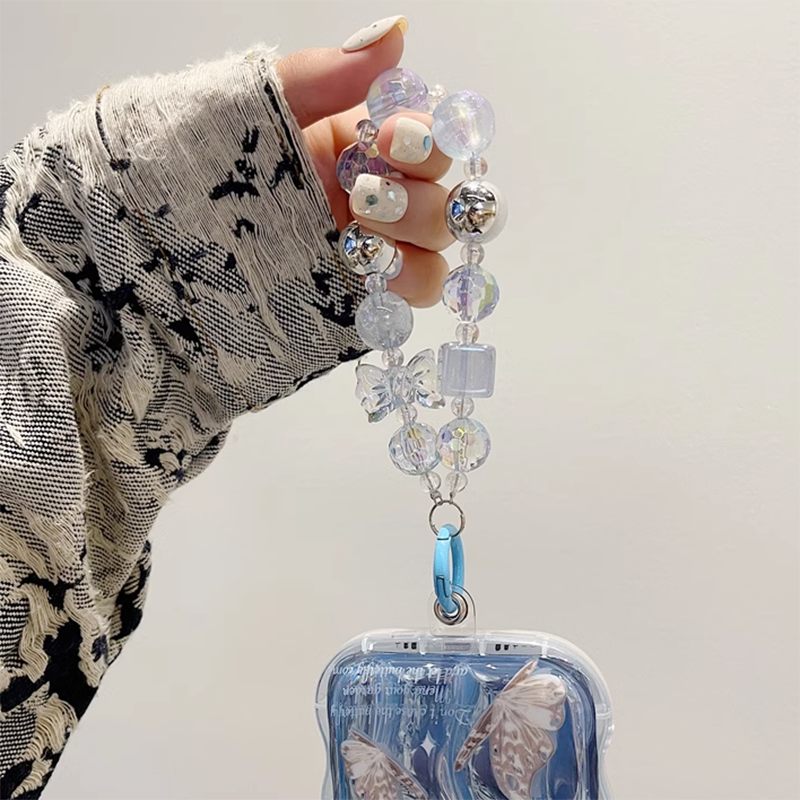 Wavy Fairy Butterfly Chain iPhone Case - mycasety2023 Mycasety