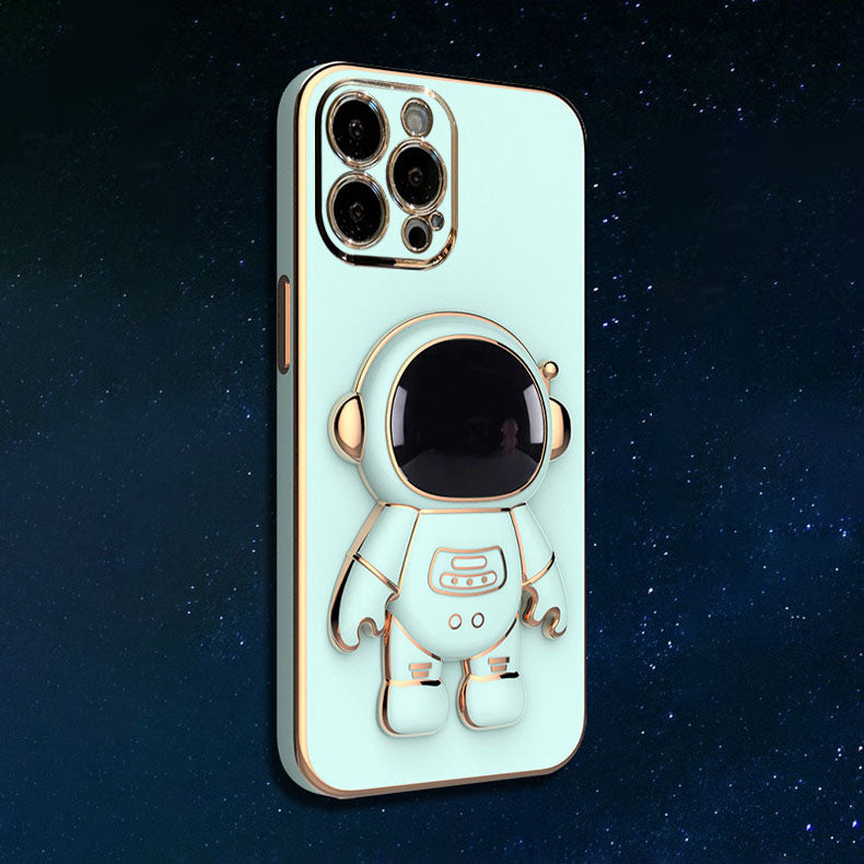 Creative Astronaut Bracket Camera All-inclusive Electroplating Process Phone Case For iPhone 14 13 12 Pro Max - {{ shop_name}} varyfun