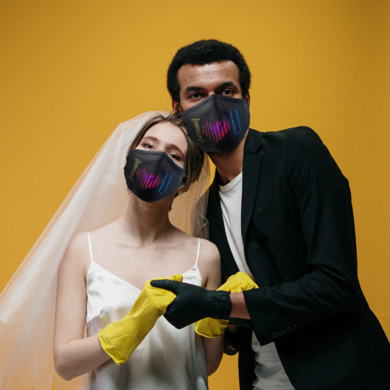 Newest LED Luminous Mask APP ControlFull Color Display - {{ shop_name}} varyfun