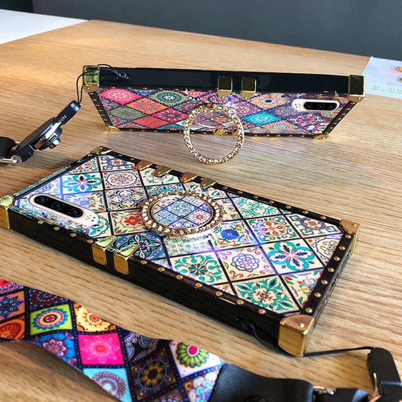 High Quality Bohemian Lanyard Ring Phone Case For Samsung - {{ shop_name}} varyfun