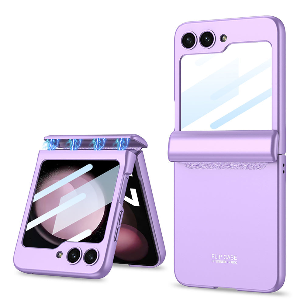 Magnetic All-included Shockproof Plastic Hard Cover For Samsung Galaxy Z Flip5 Flip4 Flip3 - mycasety2023 Mycasety