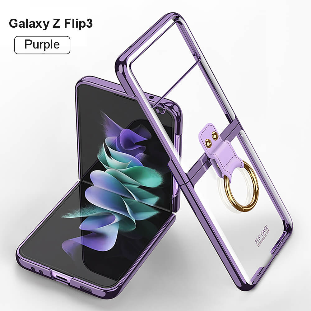 Phantom Plating Anti-Drop Case For Samsung Galaxy Z Flip3 Flip4 - {{ shop_name}} Dealggo.com