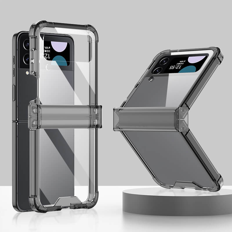 Galaxy Z Flip4 Flip3 | Airbag Ring Hinge Phone Case - {{ shop_name}} Dealggo.com