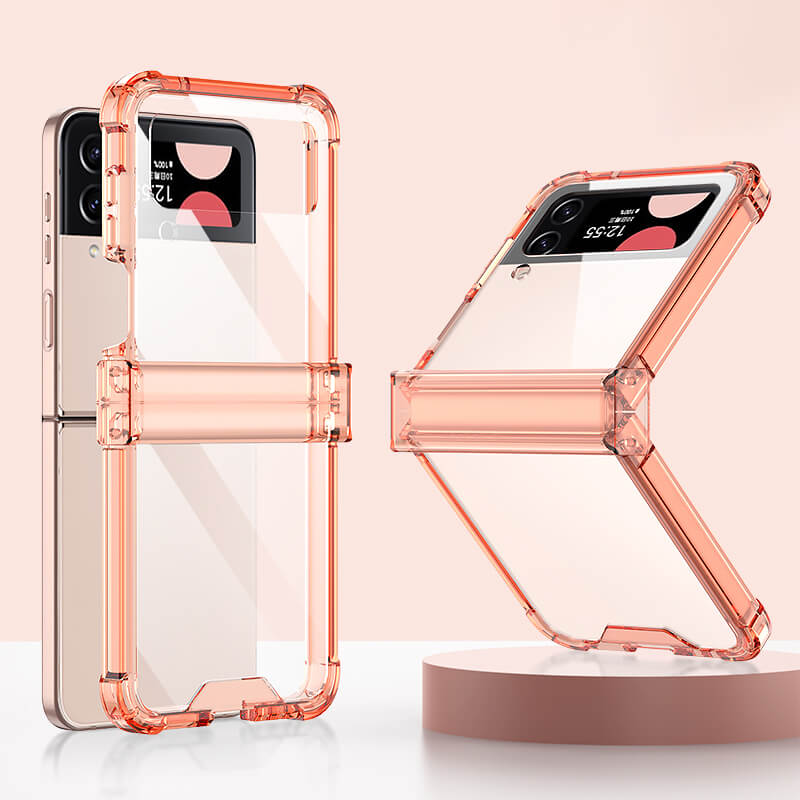 Galaxy Z Flip4 Flip3 | Airbag Ring Hinge Phone Case - {{ shop_name}} Dealggo.com