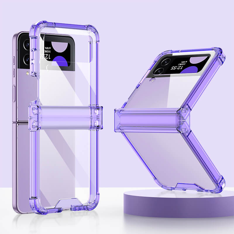 Galaxy Z Flip4 Flip3 | Airbag Ring Hinge Phone Case - {{ shop_name}} Dealggo.com