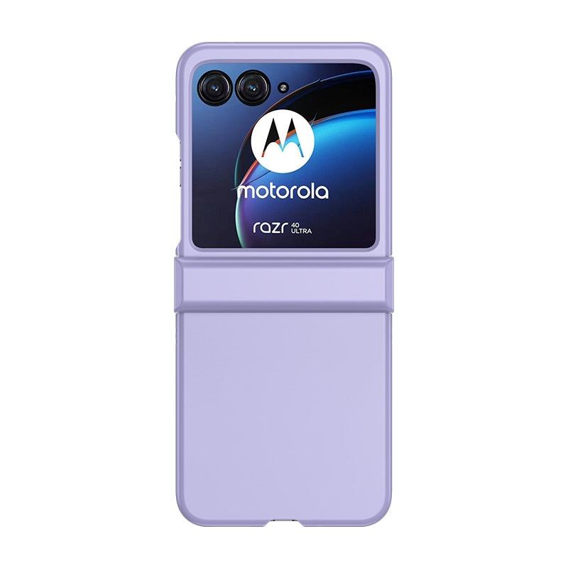 Hinge All-inclusive Motorola Razr 40 Ultra Moto 40Ultra 2023 Case Solid Color Case - {{ shop_name}} varyfun