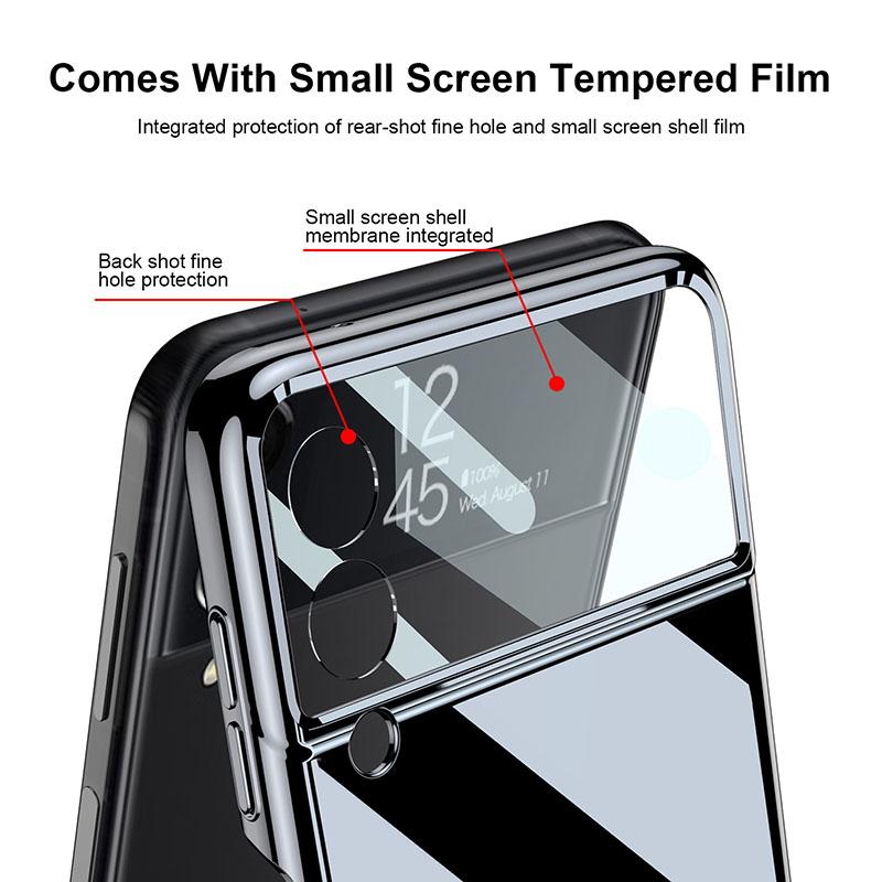 Piano Paint Shell Film Integrated Case For Samsung Galaxy Z Flip3 - {{ shop_name}} varyfun