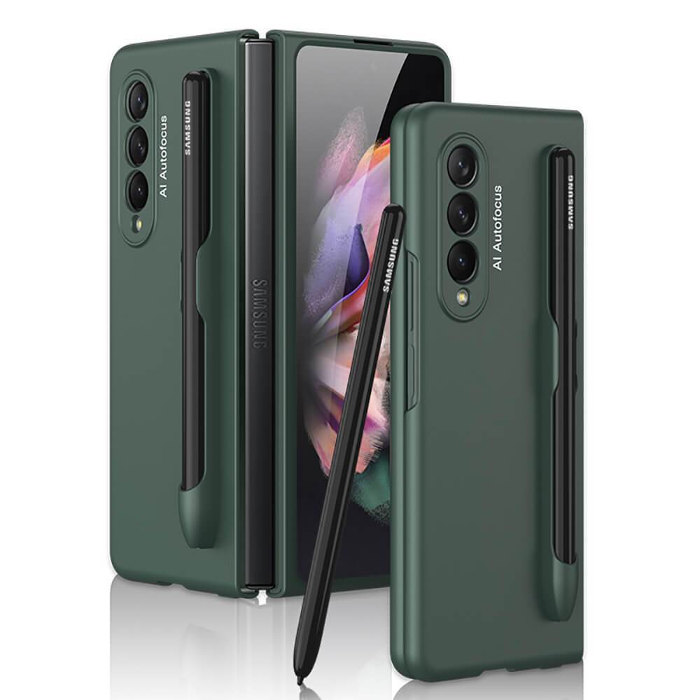 Ultra-thin Pen Slot Business Case for Samsung Galaxy Z Fold 3 5G - {{ shop_name}} varyfun